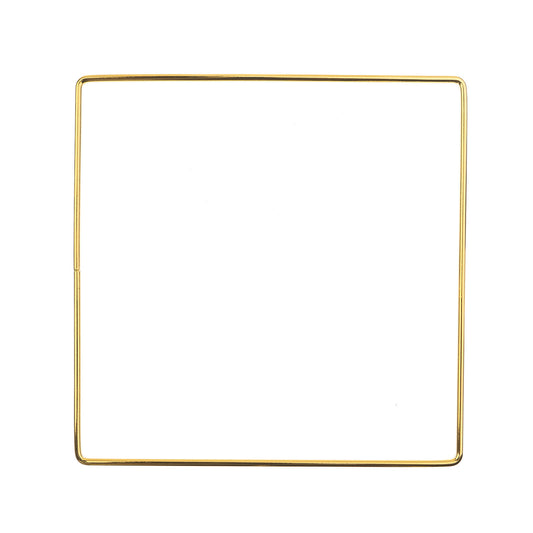 Metal Shapes Square 1pc 150mm Iron for Macrame, Suncatchers, Mobiles