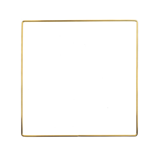 Metal Shapes Square 1pc 200mm Iron for Macrame, Suncatchers, Mobiles