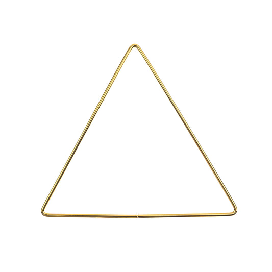Metal Shapes Triangle 1pc 150mm Iron for Macrame, Suncatchers, Mobiles