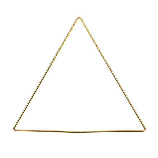 Metal Shapes Triangle 1pc 200mm Iron for Macrame, Suncatchers, Mobiles