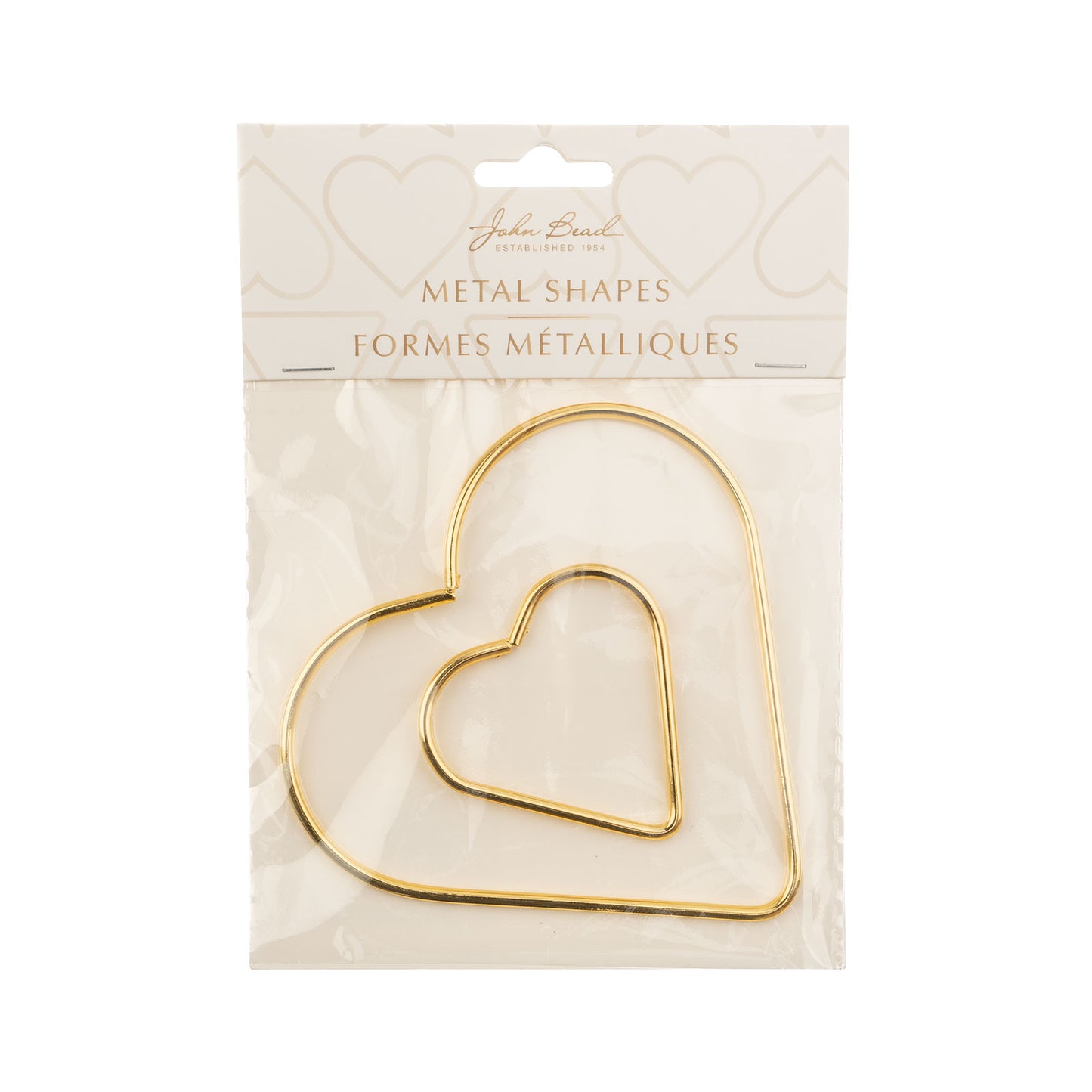 Metal Shapes Heart 2pcs 50mm/100mm Iron Frames – Heart Dreamcatcher & Macramé Frames | The Pink Bead Shop Canada