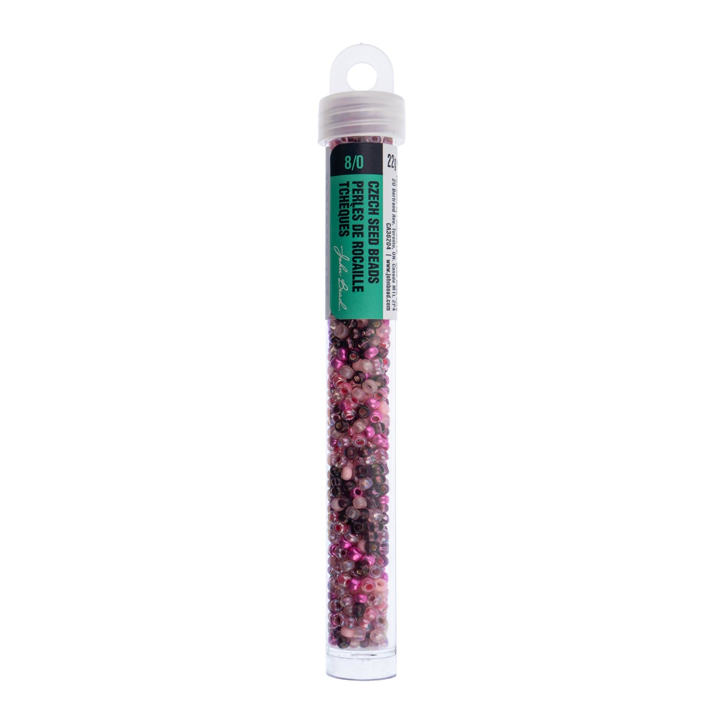 Czech Seed Beads 8/0 Purple Passion Mix – Approx. 22g Vial | The Pink Bead Shop Canada