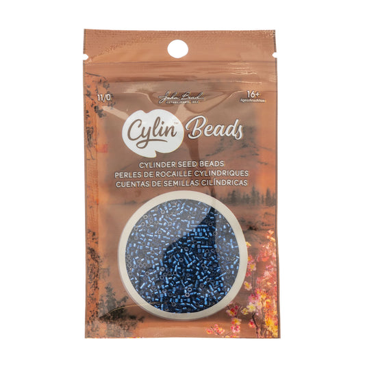 Cylin Beads 11/0 – Sapphire S/L (25g Bag) The Pink Bead Shop